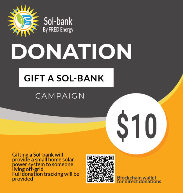 donate a solar power system